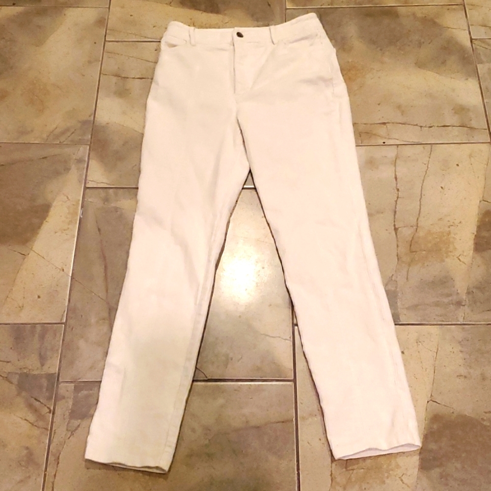 Forever 21 corduroy pants. White